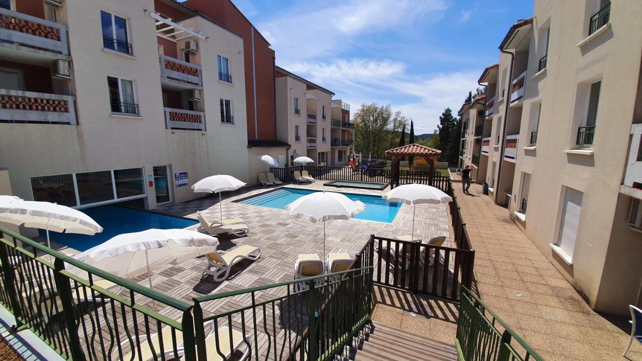 Apartamento Le Romarin - Climatisation piscine&parking privé Gréoux-les-Bains Exterior foto