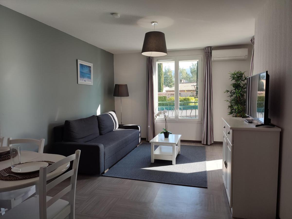 Apartamento Le Romarin - Climatisation piscine&parking privé Gréoux-les-Bains Exterior foto